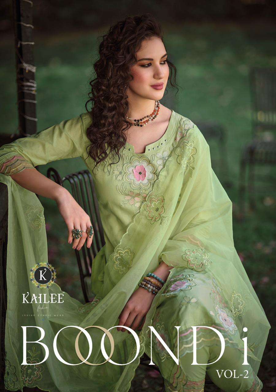 Boondi Vol 2 By Kailee Fashion Online Wholesaler Latest Collection Kurta Suit Set